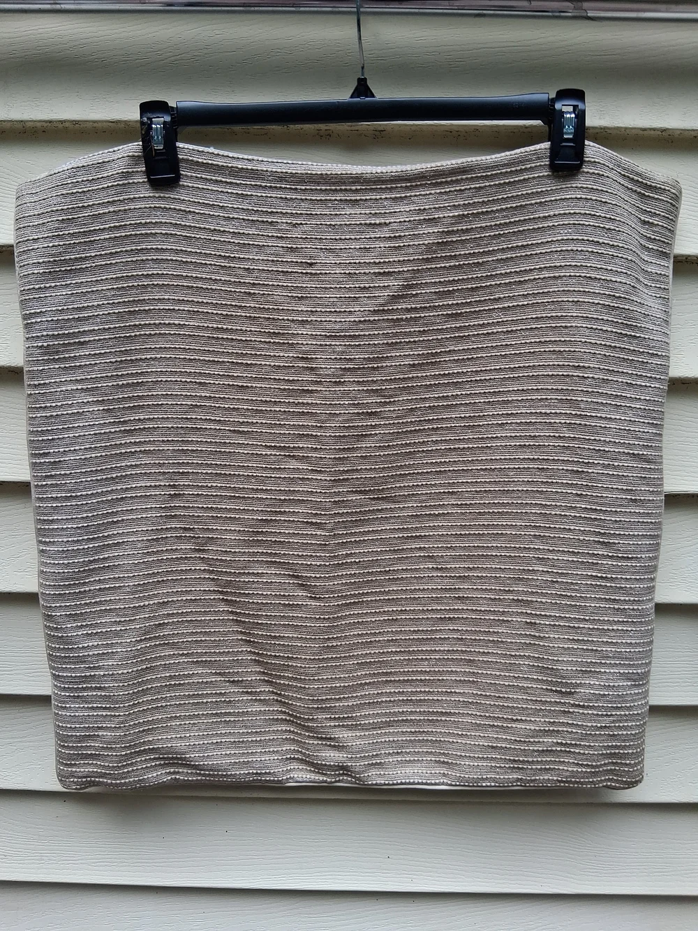 Lauren Ralph Lauren 22x22 Square Pillow Cover Beige/Silver 98% Cotton 2% Metal